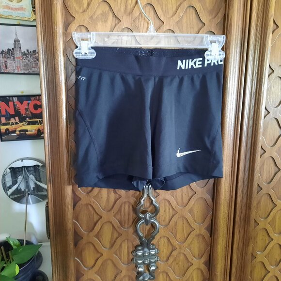 NIKE PRO Women's 3.0" Compression DRI-FIT Shorts Style# 589364-010 - Black, S - Picture 2 of 16
